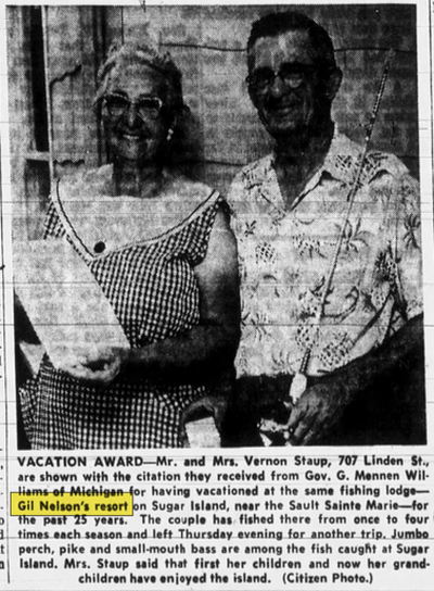 Gil Nelsons Resort - Jul 31 1959 Article